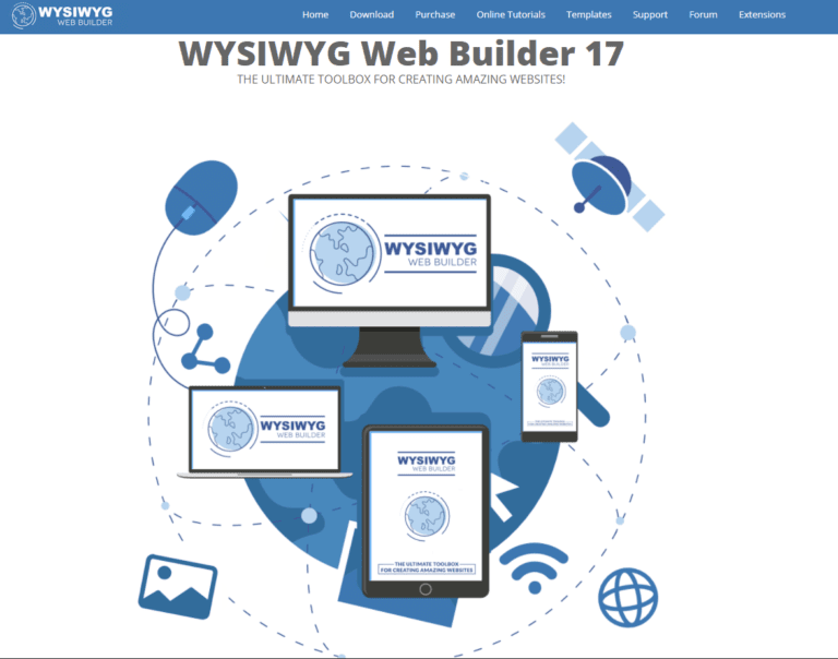 WYSIWYG Web Builder Main