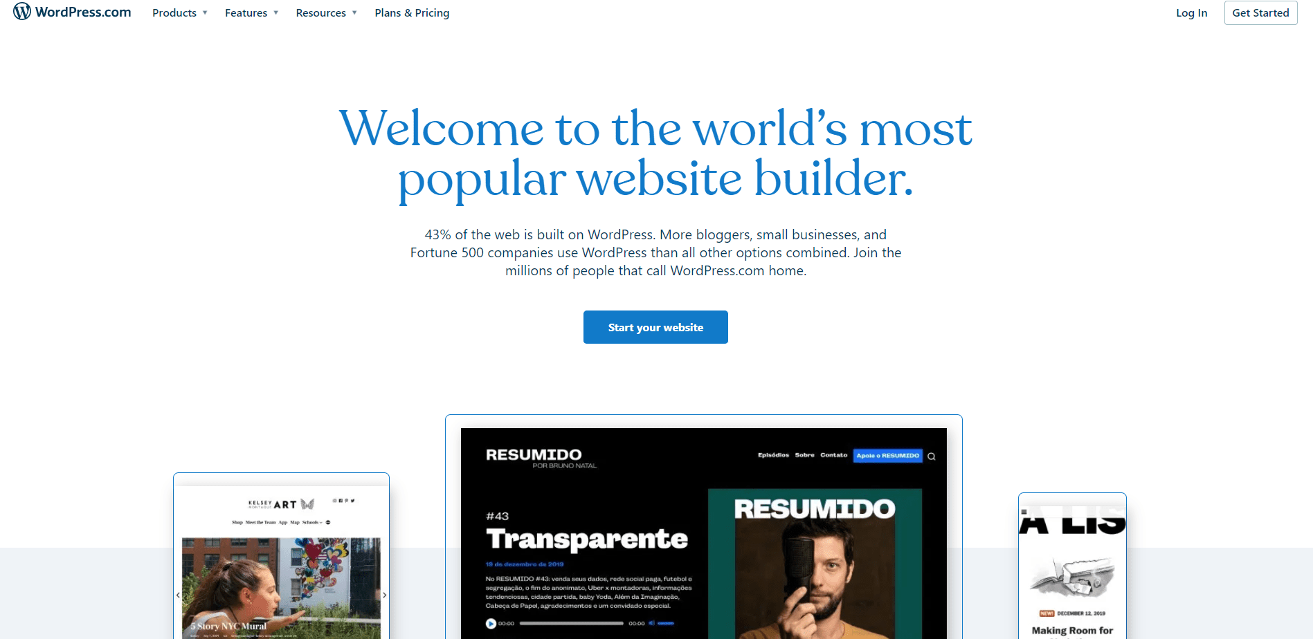 WordPress Main - Resume Website Builder
