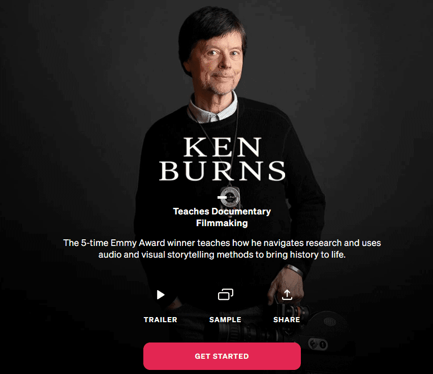 Ken Burns Masterclass