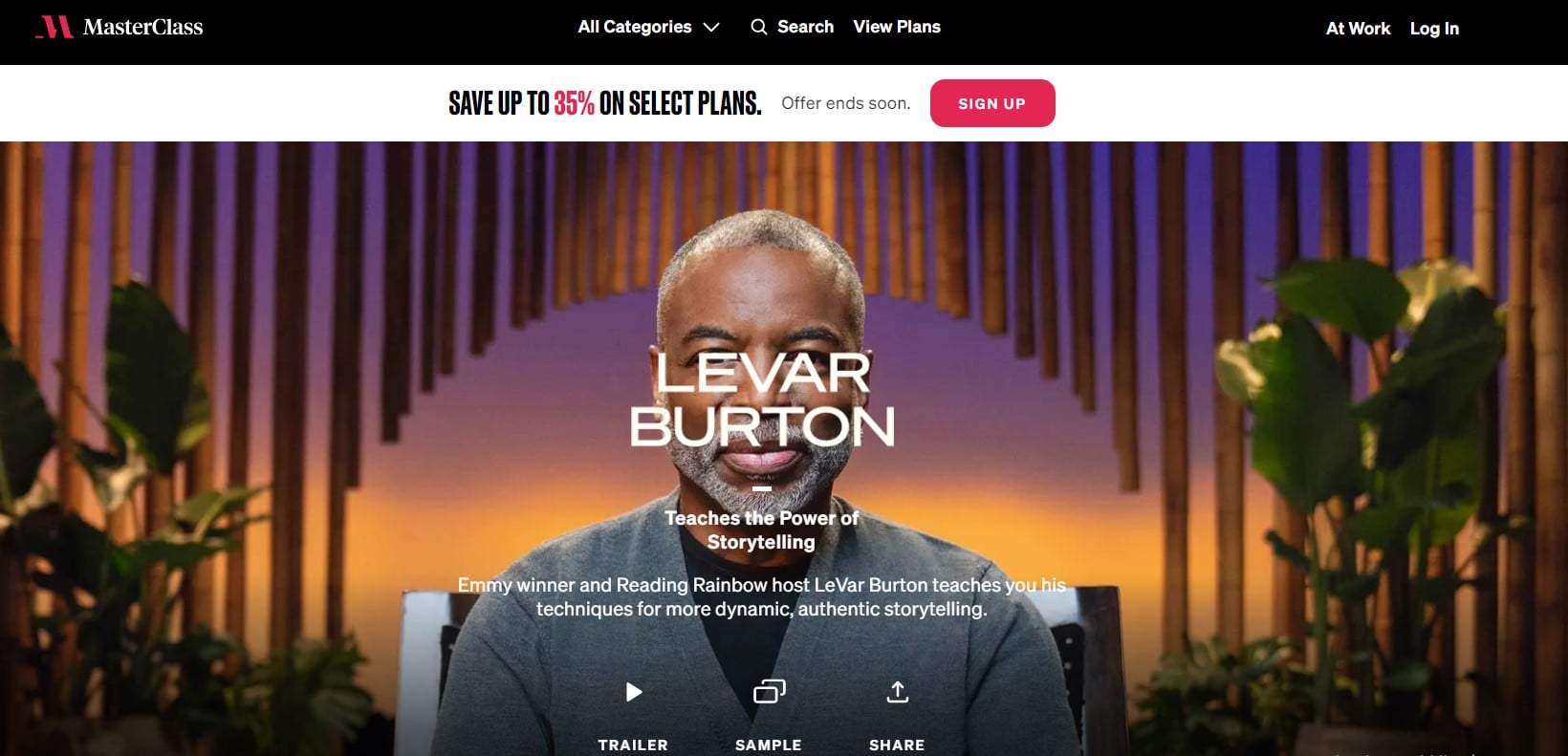LeVar Burton Teaches the Power of Storytelling, MasterClass