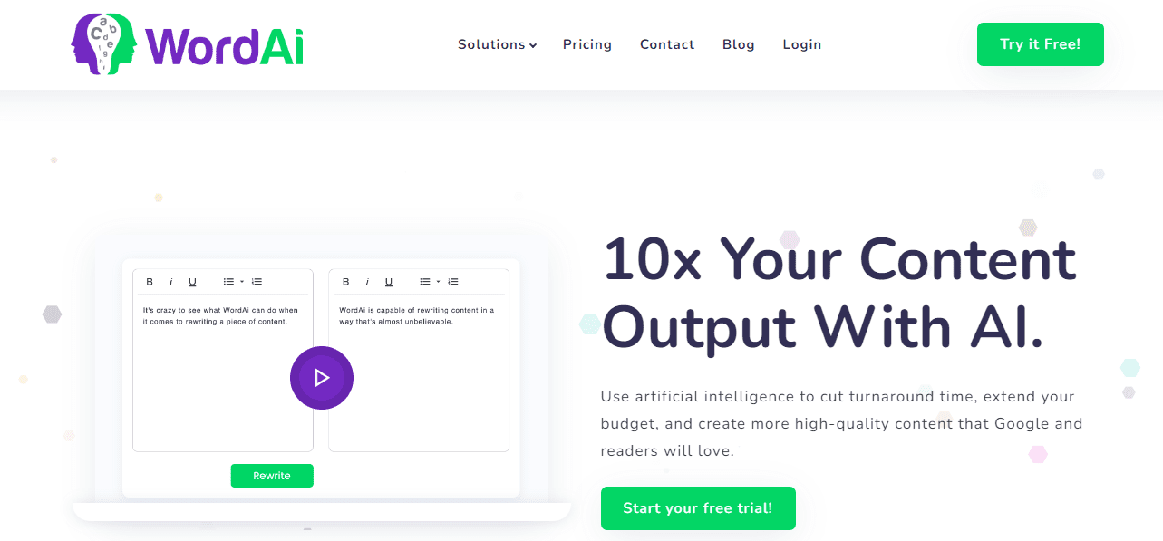 WordAI Overview - QuillBot Alternatives