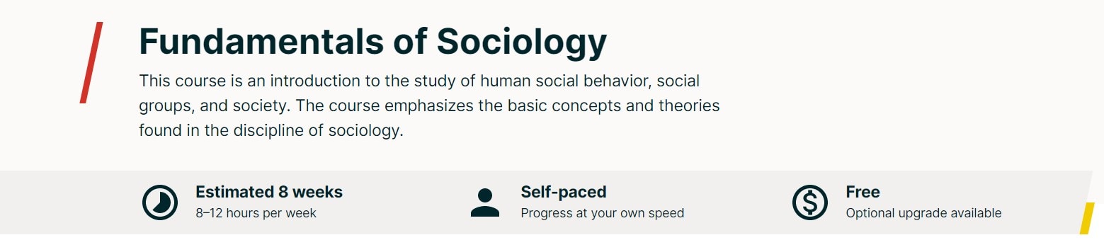 fundamentals of sociology