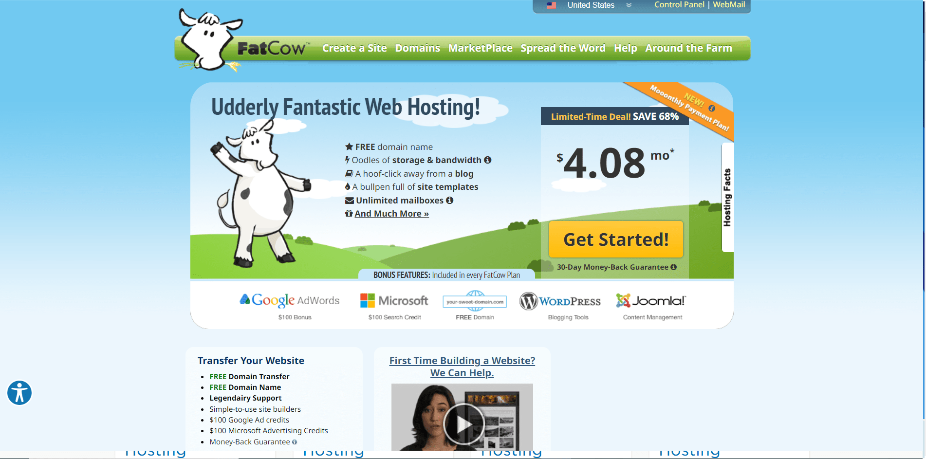 FatCow / best wordpress hosting