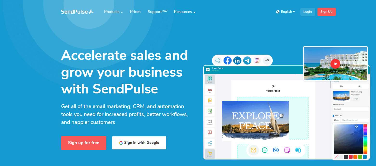 SendPulse Overview - Best Bulk Emailing Services