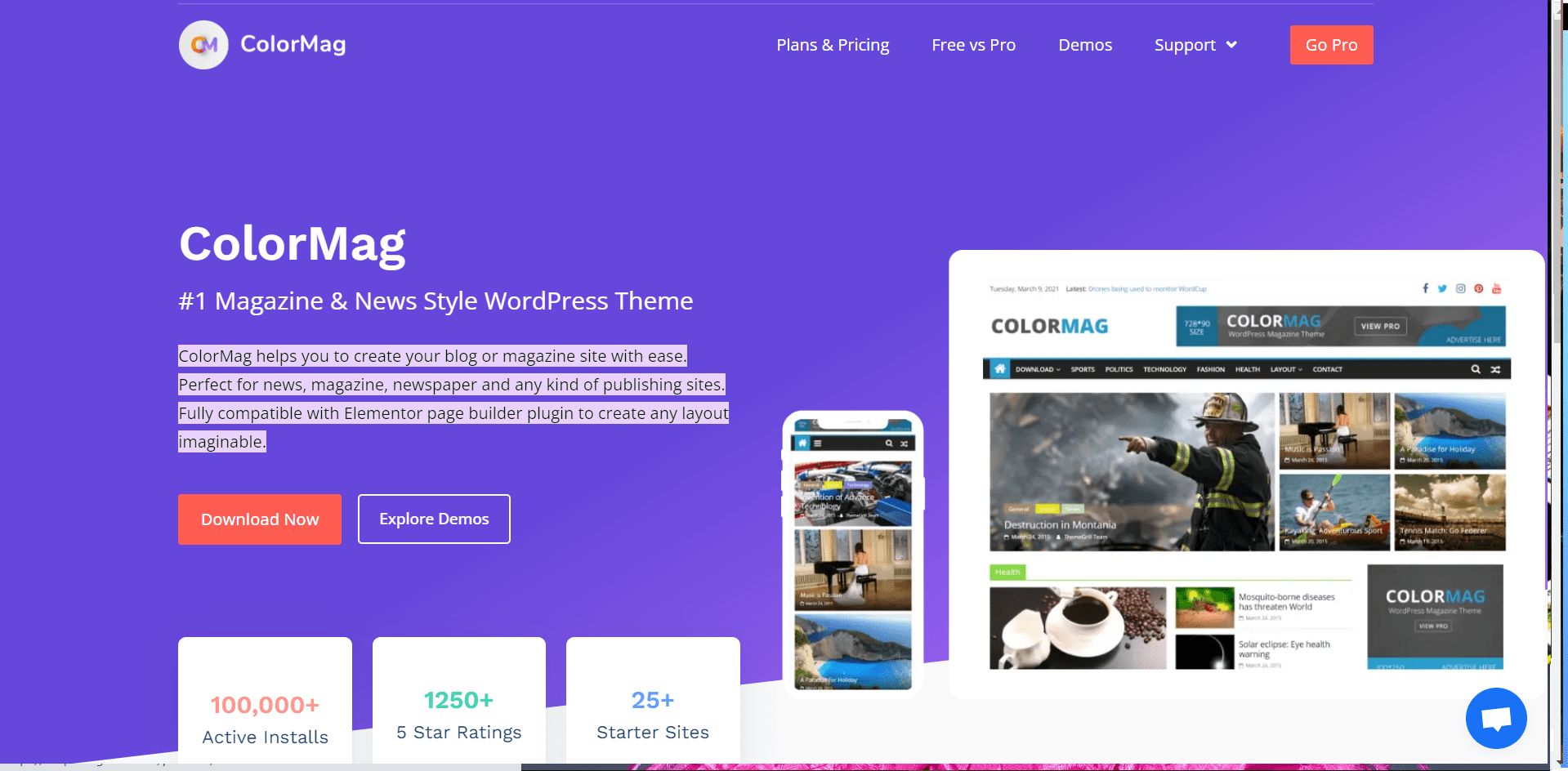 colormag/ Best WordPress Magazine Theme