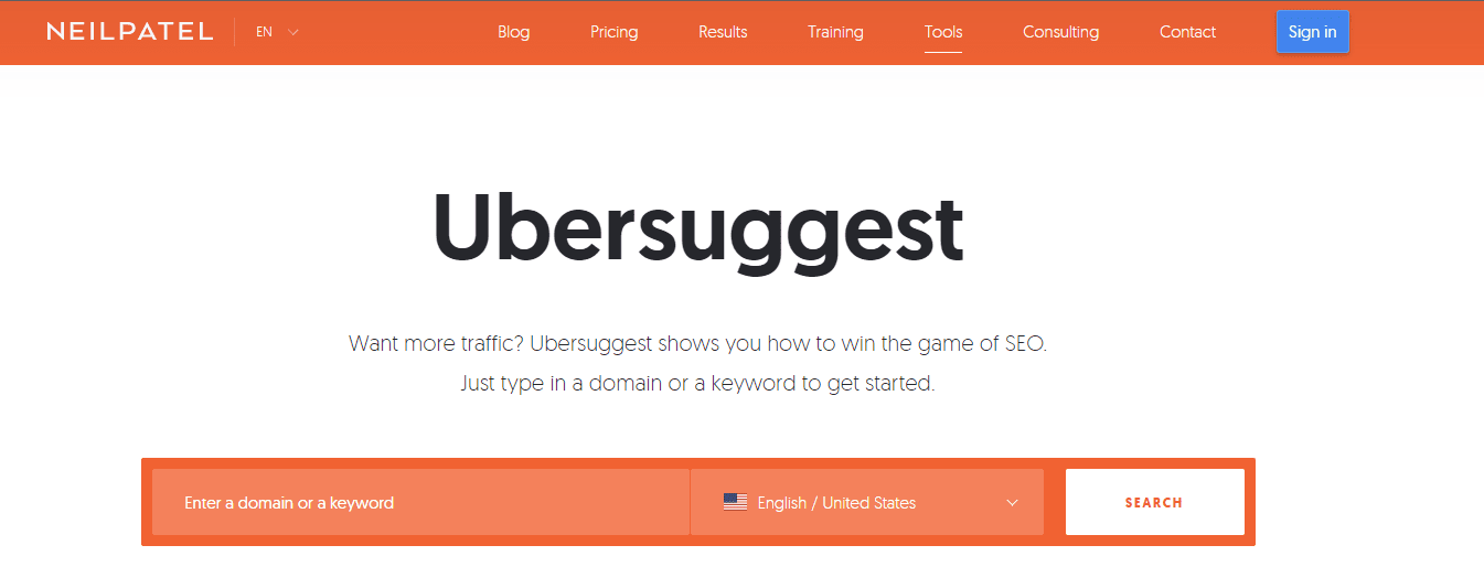 ubersuggest Overview