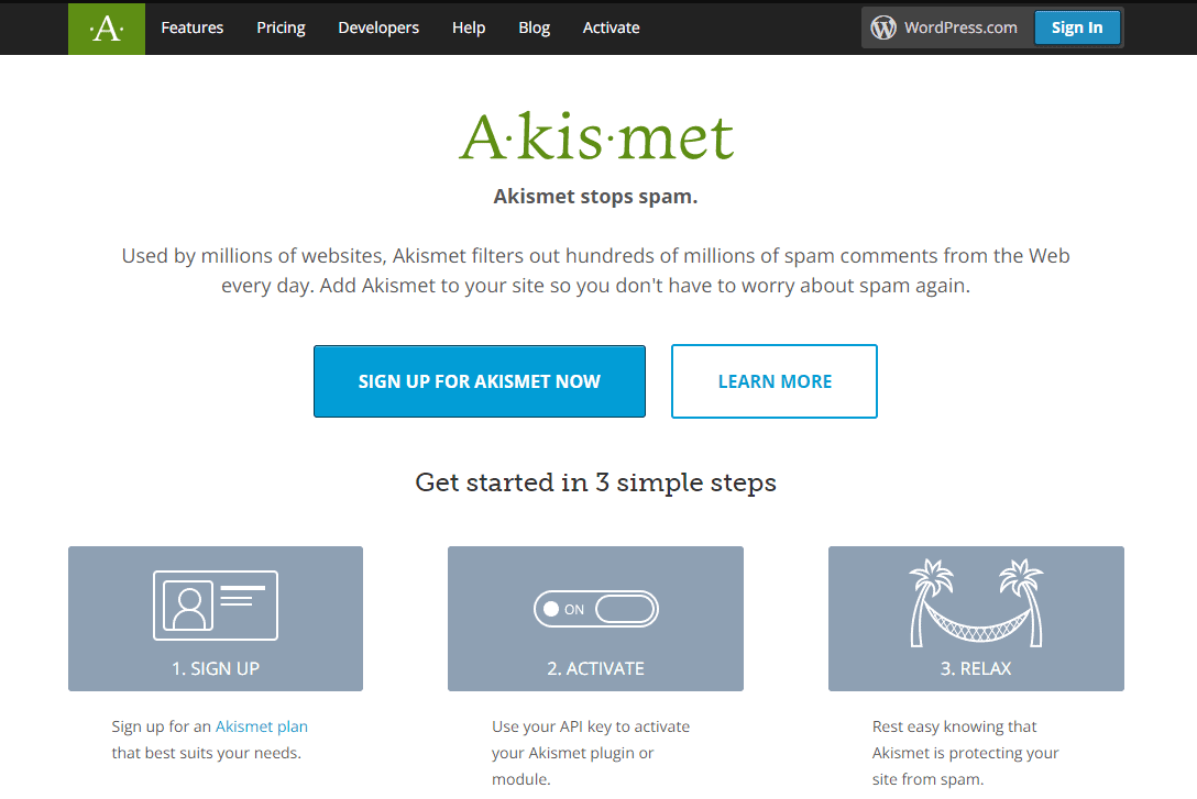 Akismet - Best Anti-Spam Plugins For WordPress