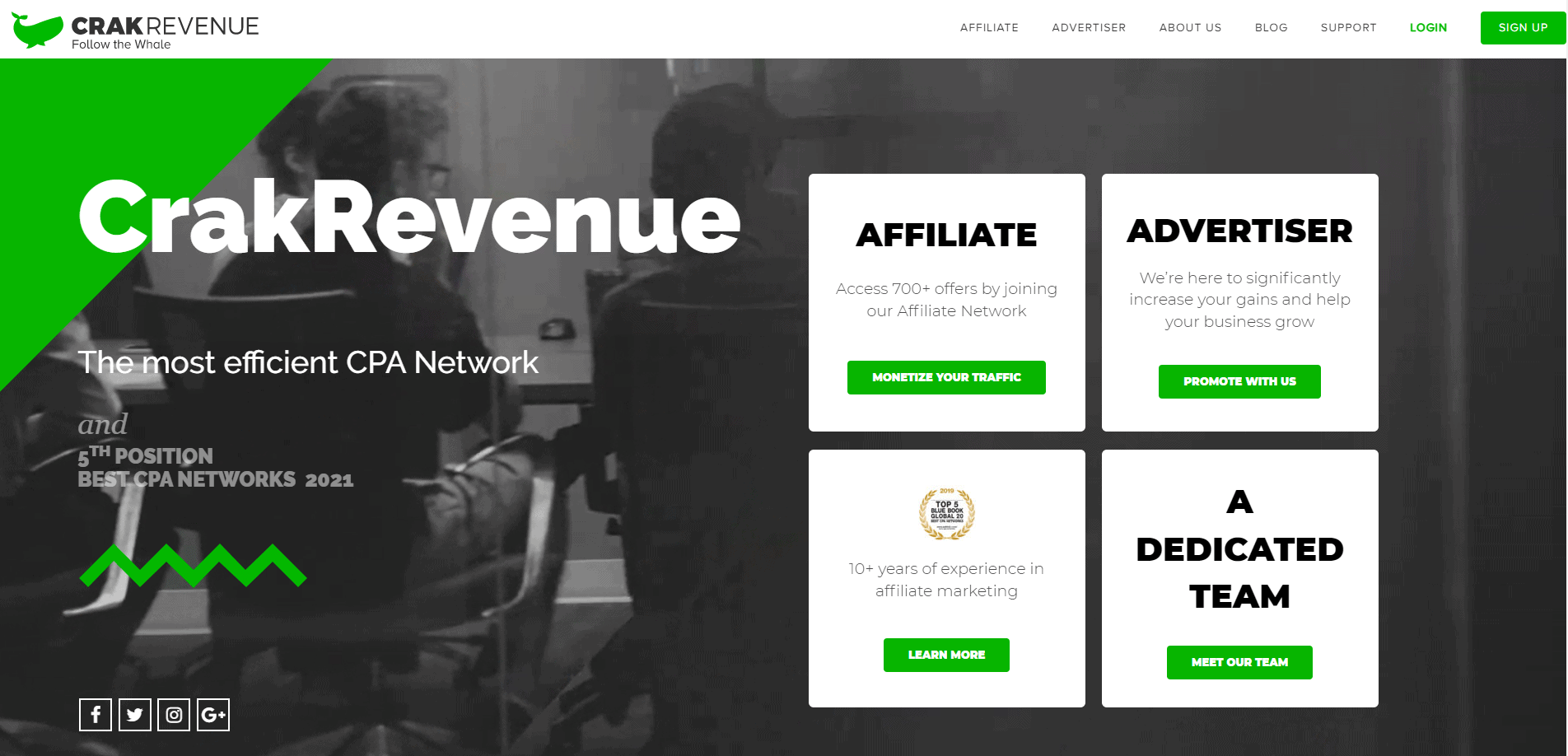 CrakRevenue Overview - Best Dating Affiliate Networks