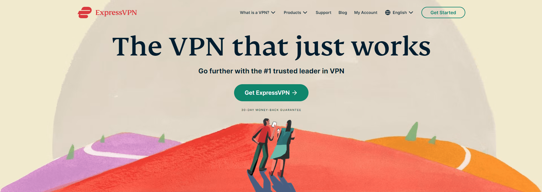 „ExpressVPN“ pagrindinis