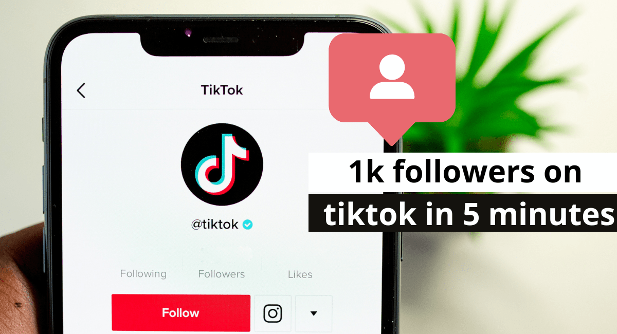 How To Get 1k Followers On Tiktok In 5 Minutes
