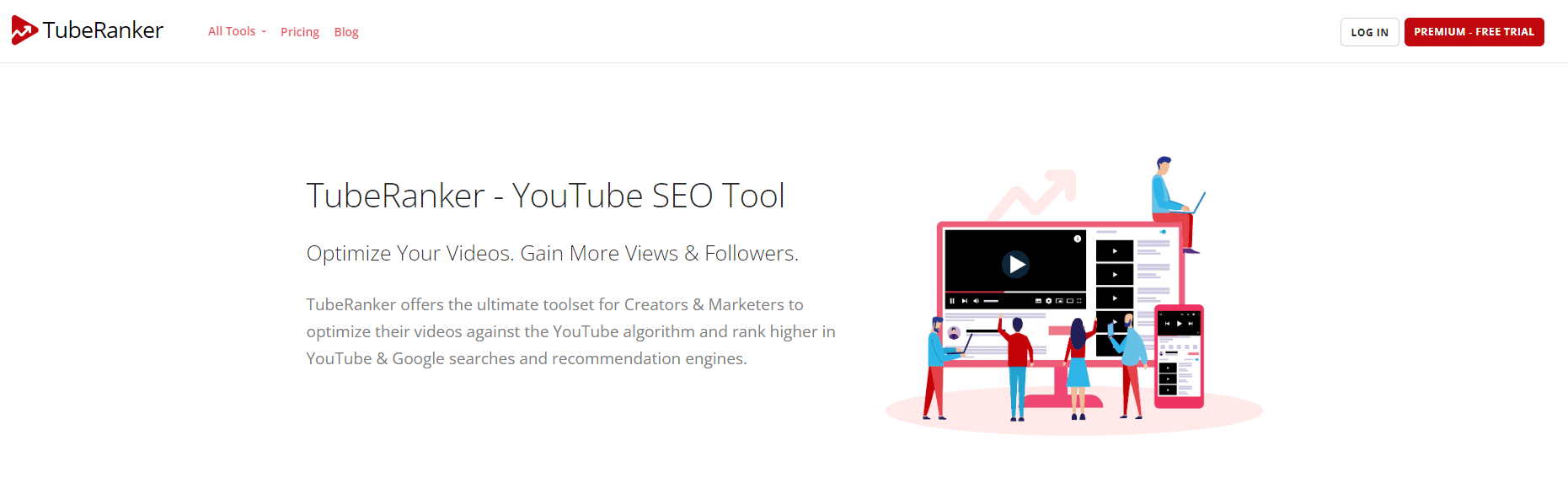 TubeRanker Overview - Best YouTube Description Generator Tools