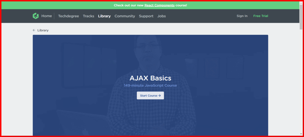 Ajax basic web development course