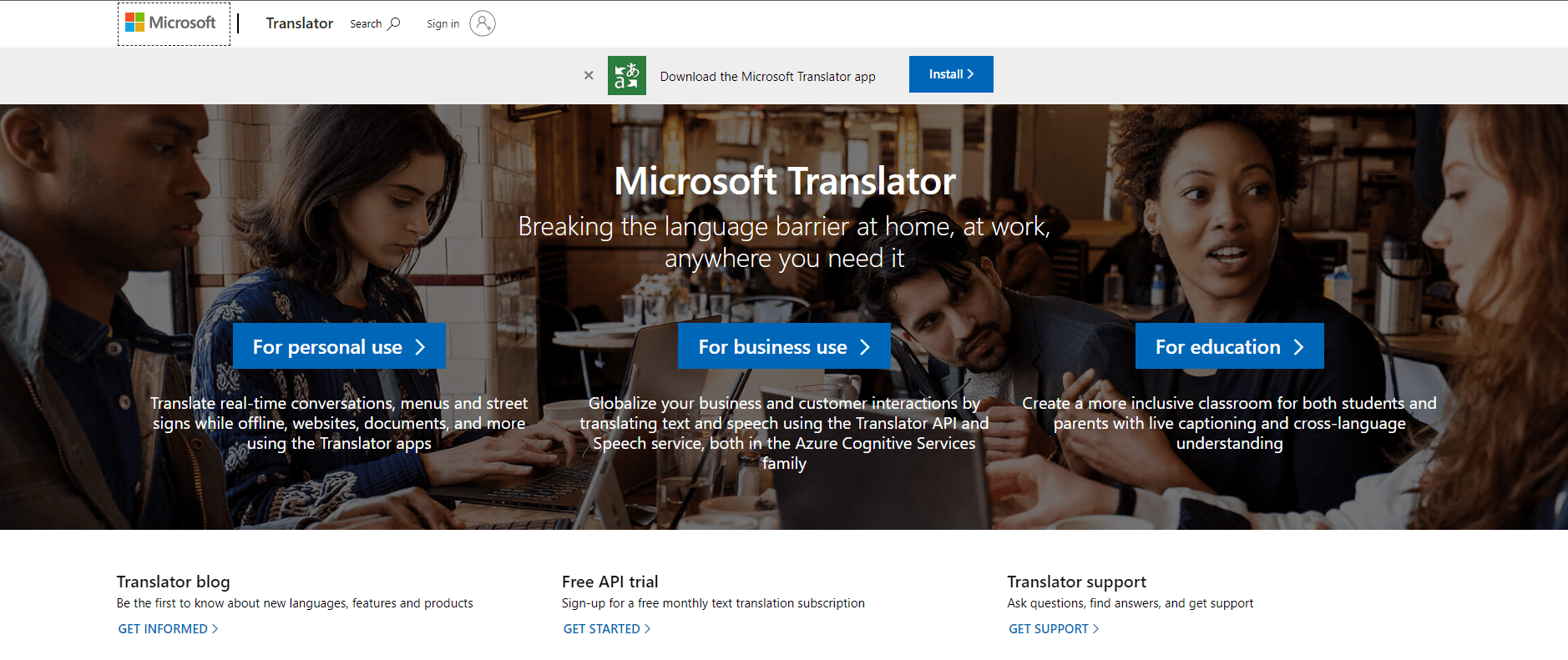 Microsoft Translator Overview - Best Google Translate Alternatives