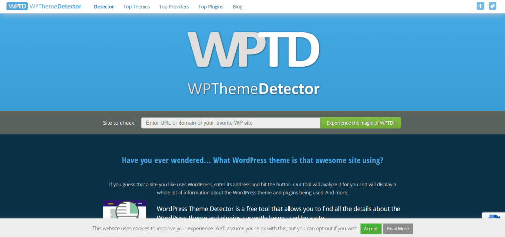 Wordpess theme detector tools