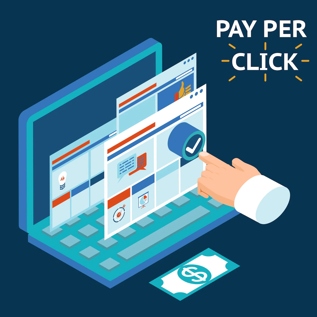 Pay-per-click advertising.