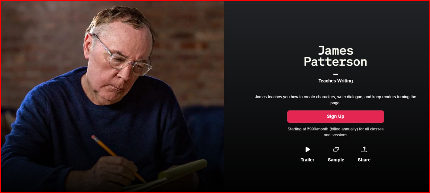 James-Patterson-enseña-escritura