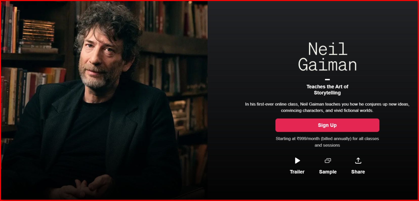 Neil-Gaiman-enseigne-l'art-de-raconter-Masterclass