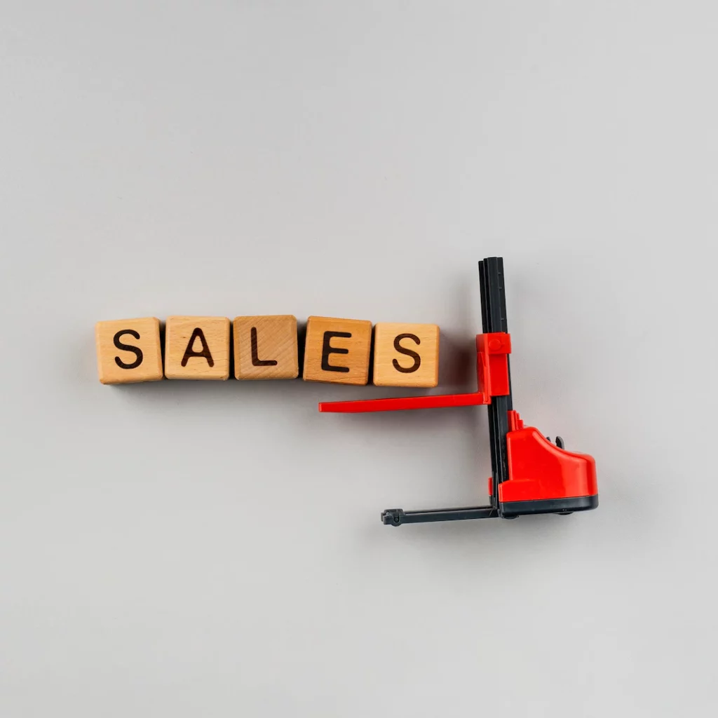 The copy on a sales page