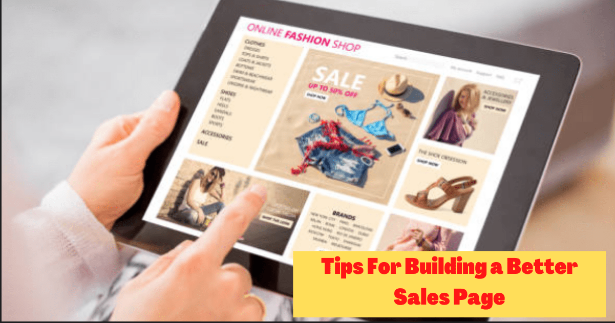 Tips for Building a Better Sales Page