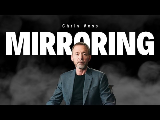 chris voss mirroring technique