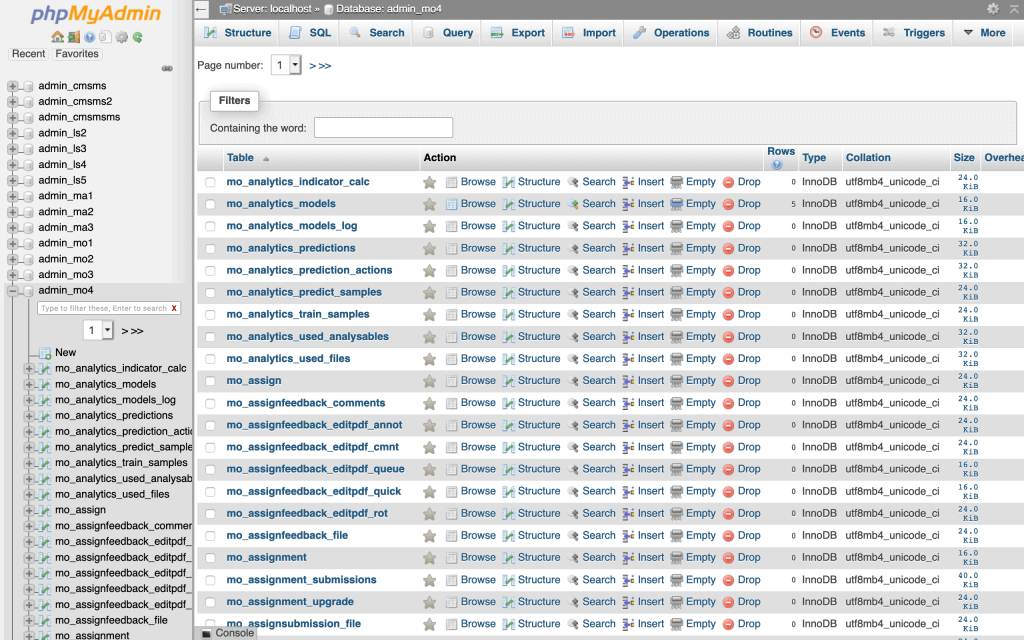 delete comments using phpadmin