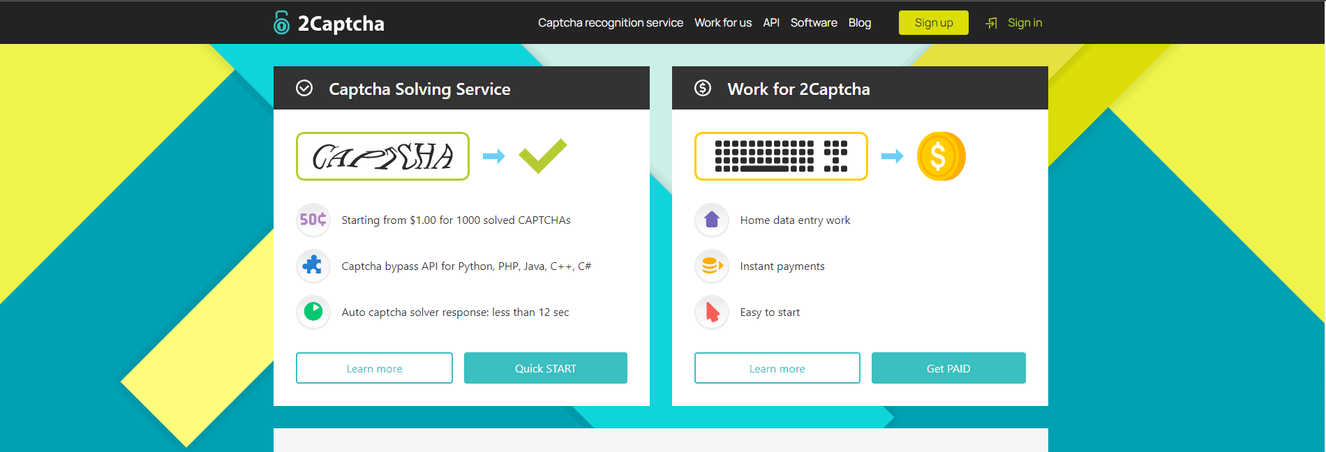 2Captcha - Best Captcha Solving Jobs Sites