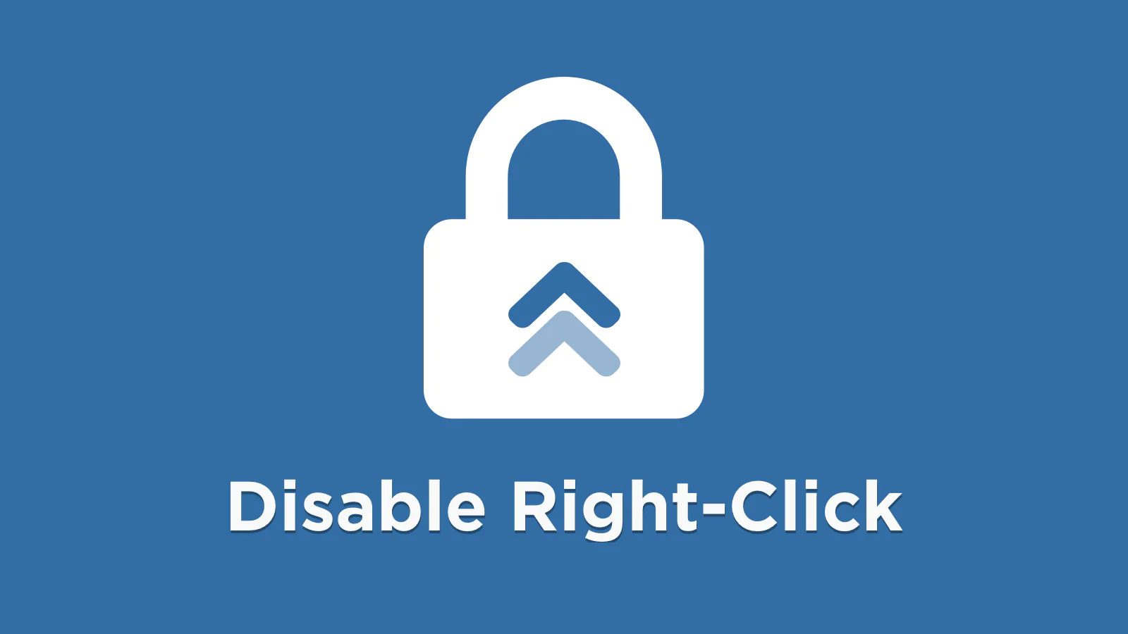 Disable-Right-Click