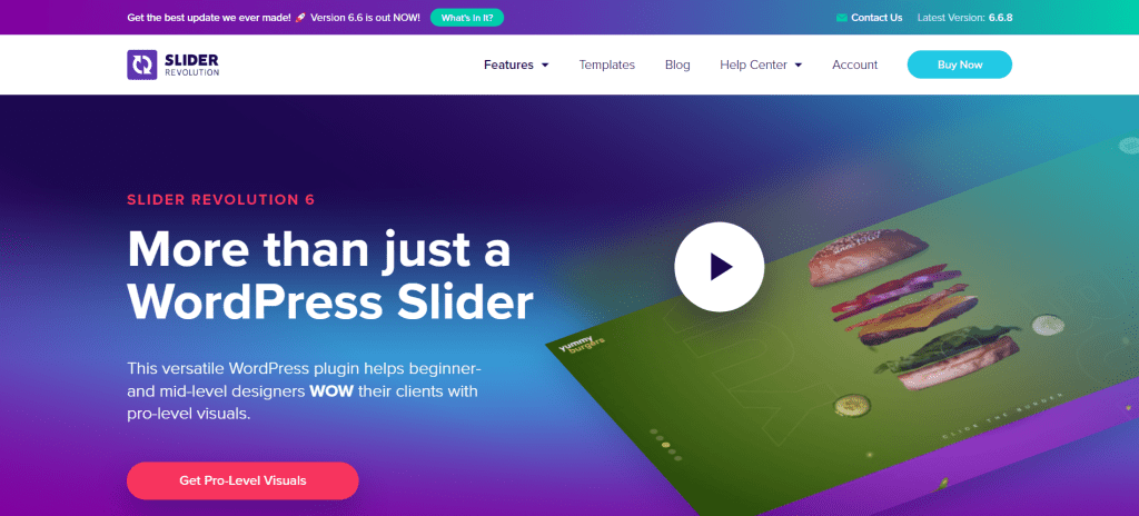 Slider revolution- best wordpress plugin for travel agency
