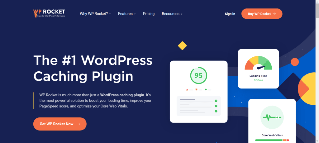 WP Rocket- best WordPress caching plugins