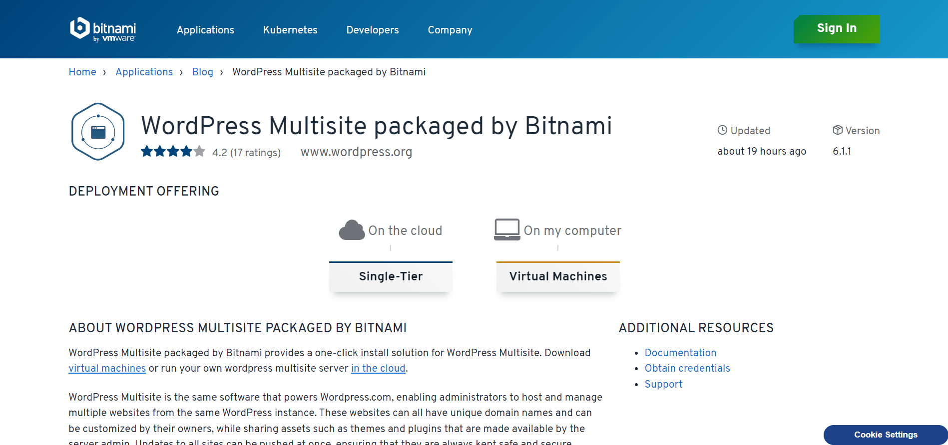 wordpress bitnami