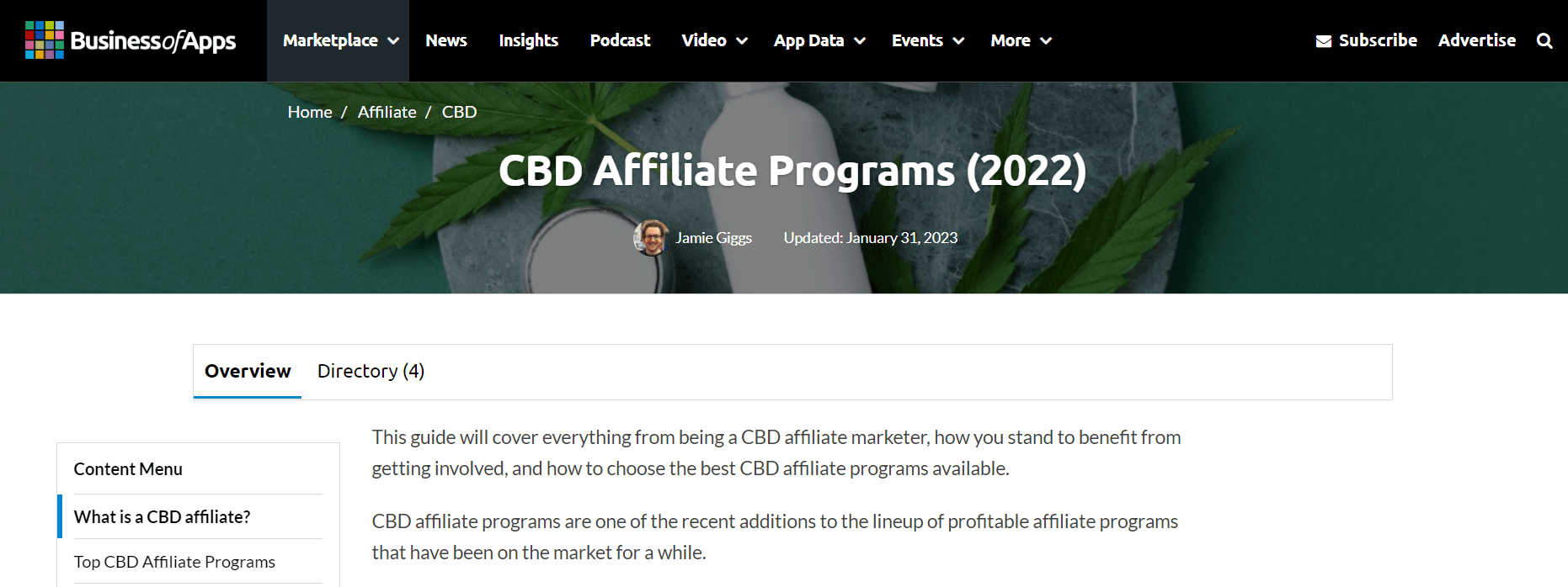 CBD Oil Canada Affiliate Programs