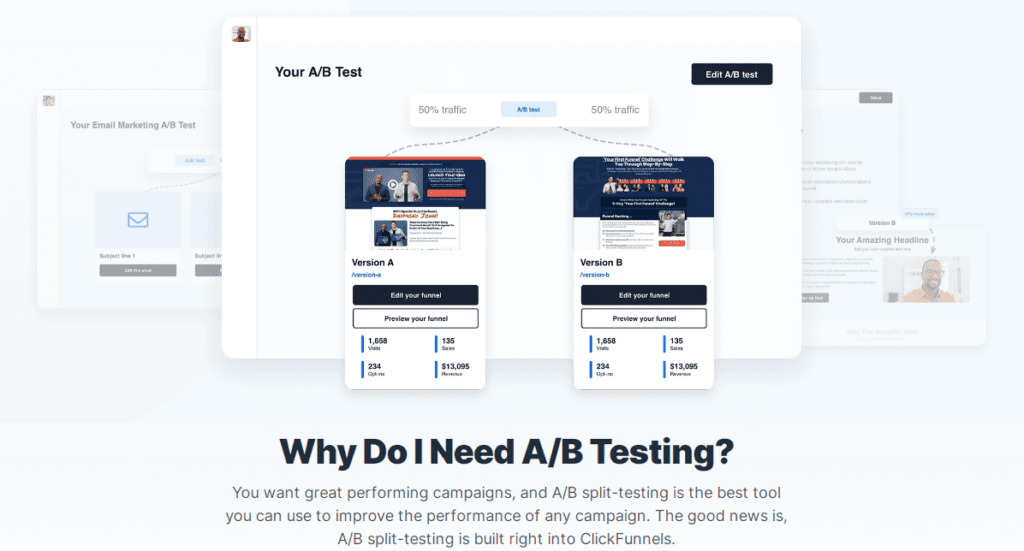 Clickfunnels- A/B Testing