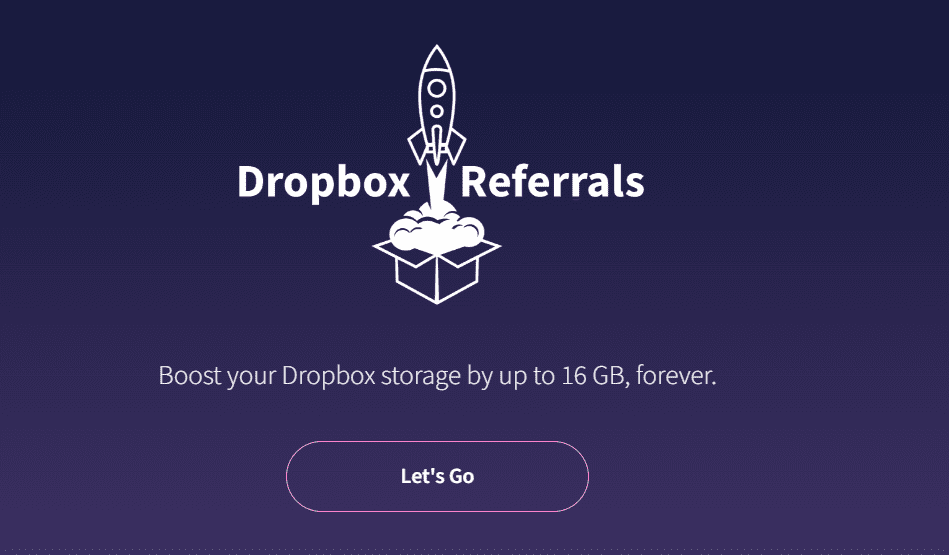 Реферальна програма Dropbox