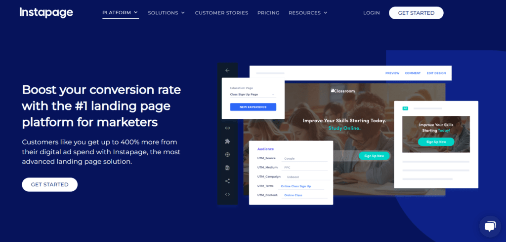 Instapage- Unbounce Alternatives
