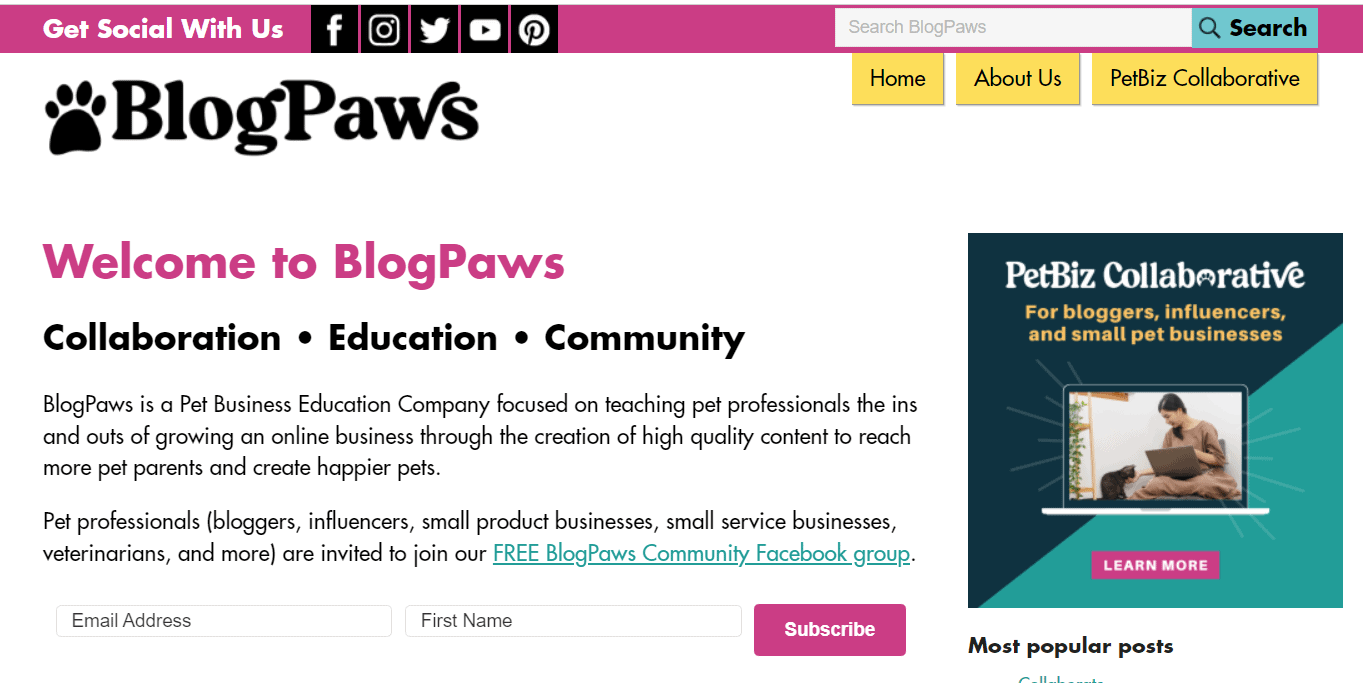 Join BlogPaws