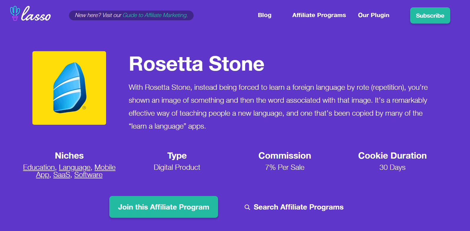 Overview Of Rosetta Stone