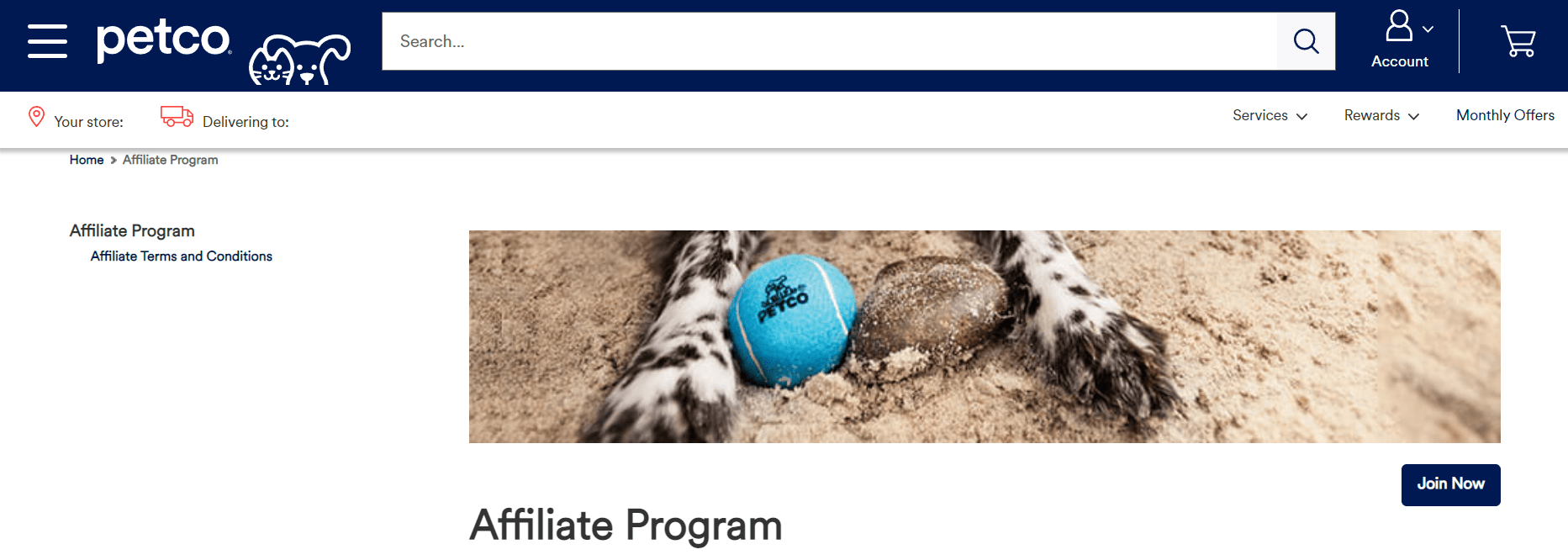 Petco Pet Affiliate Programs