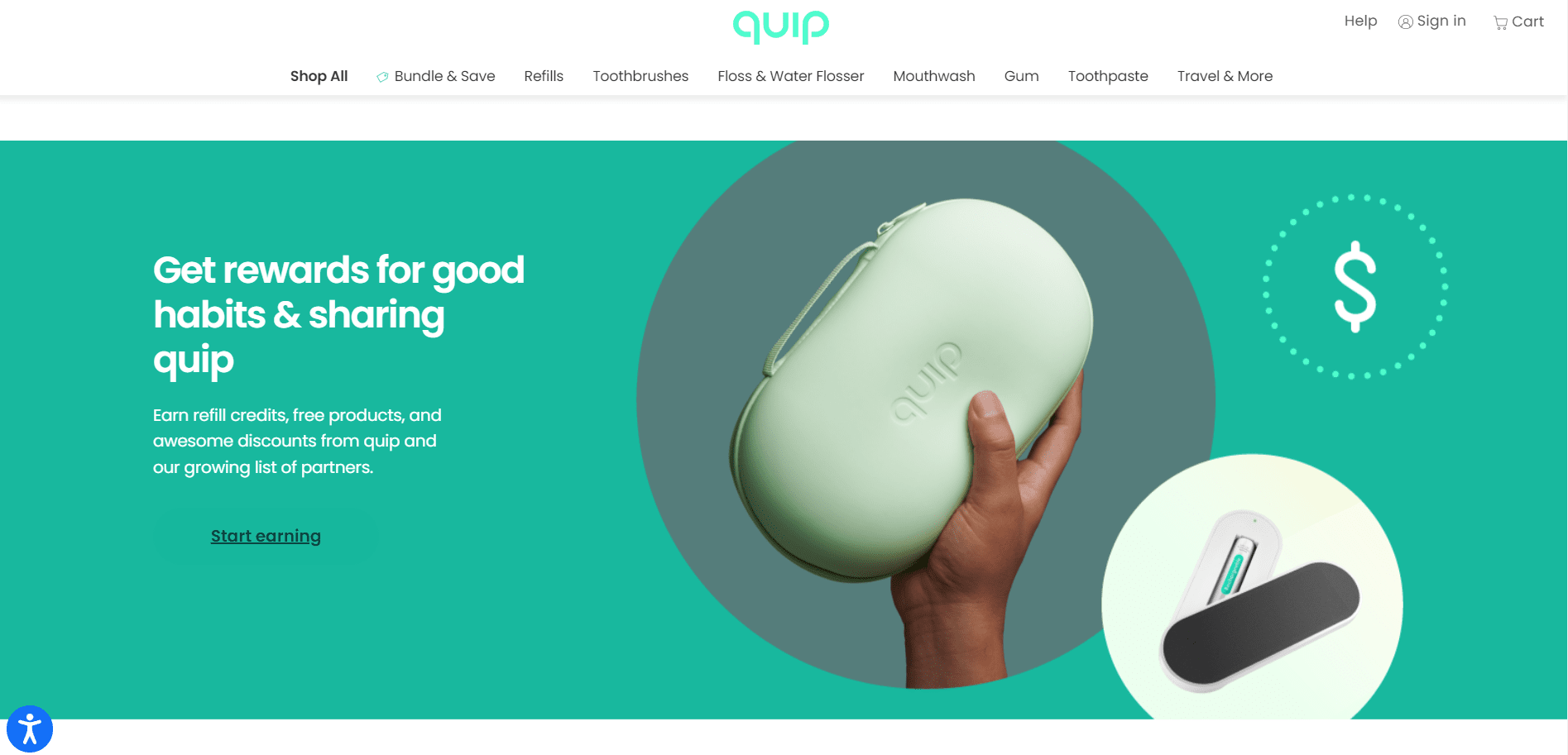 Quip- Best Referral Programs