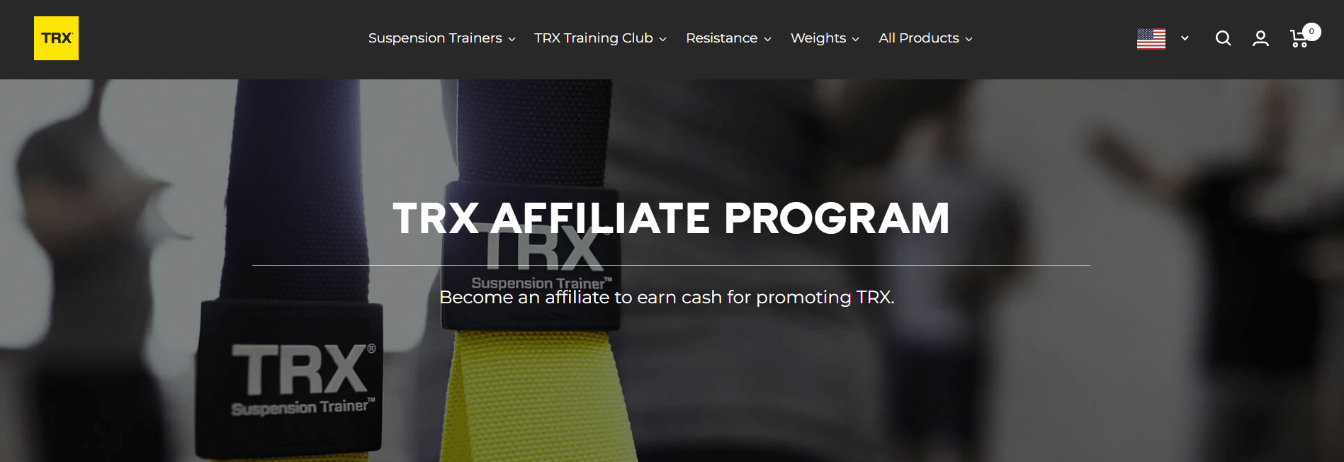 TRX- Best Fitness Affiliate Programs
