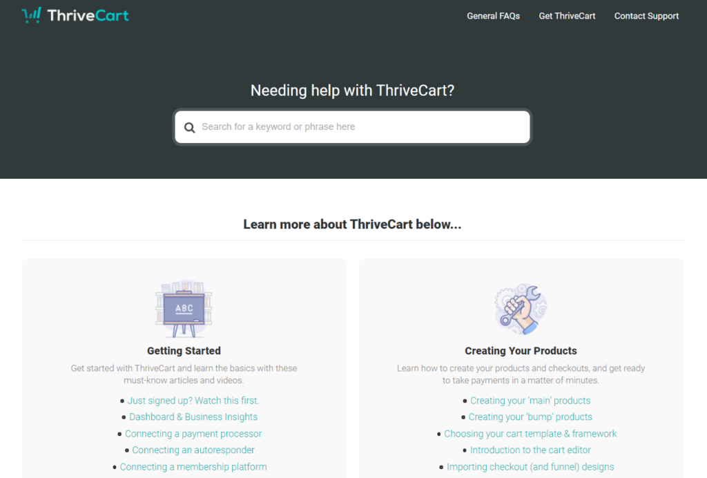 ThriveCart Customer Care Support