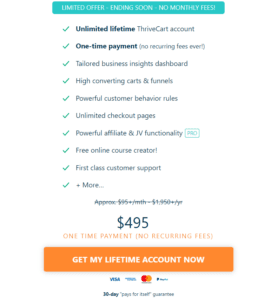 Thrivecart Pricing