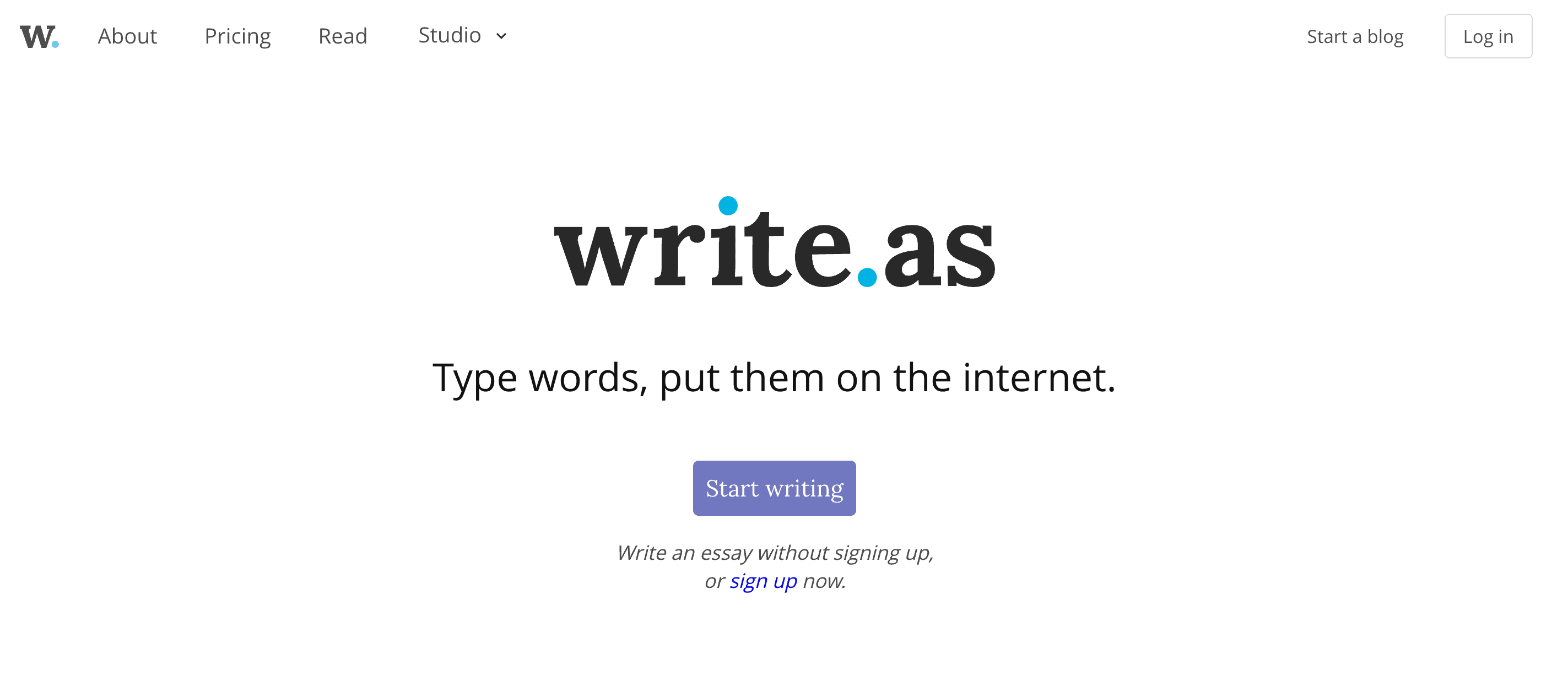 Write-as