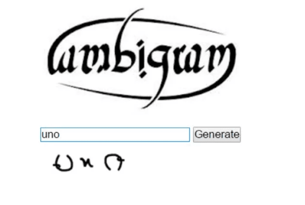 Truly Science Ambigram Generator