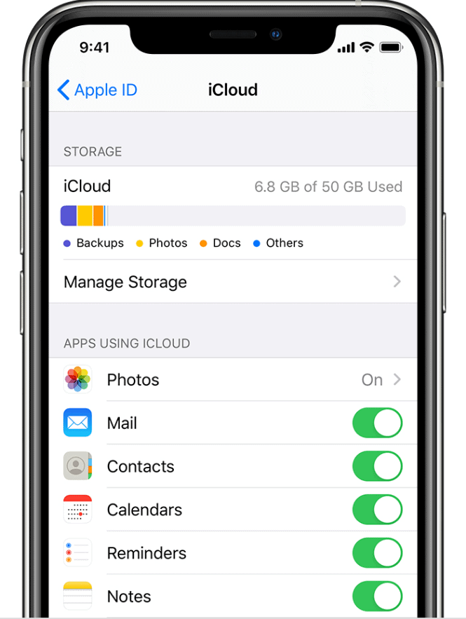 Storage & iCloud Usage
