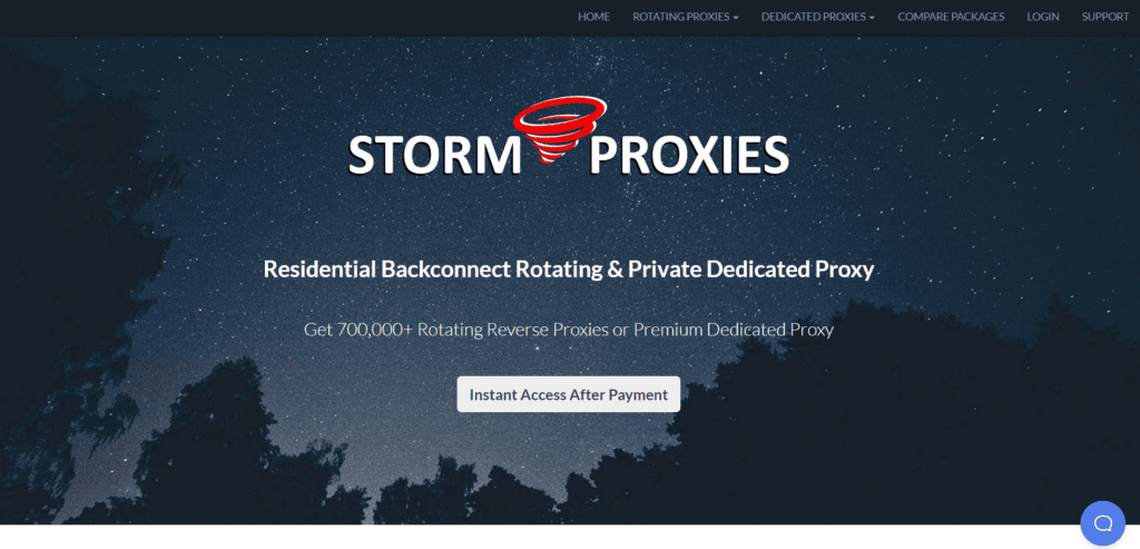 Storm Proxies Overview