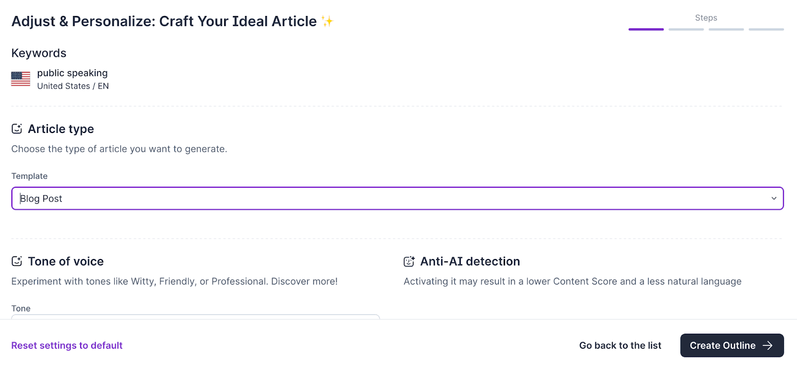Craft Your Ideal Article